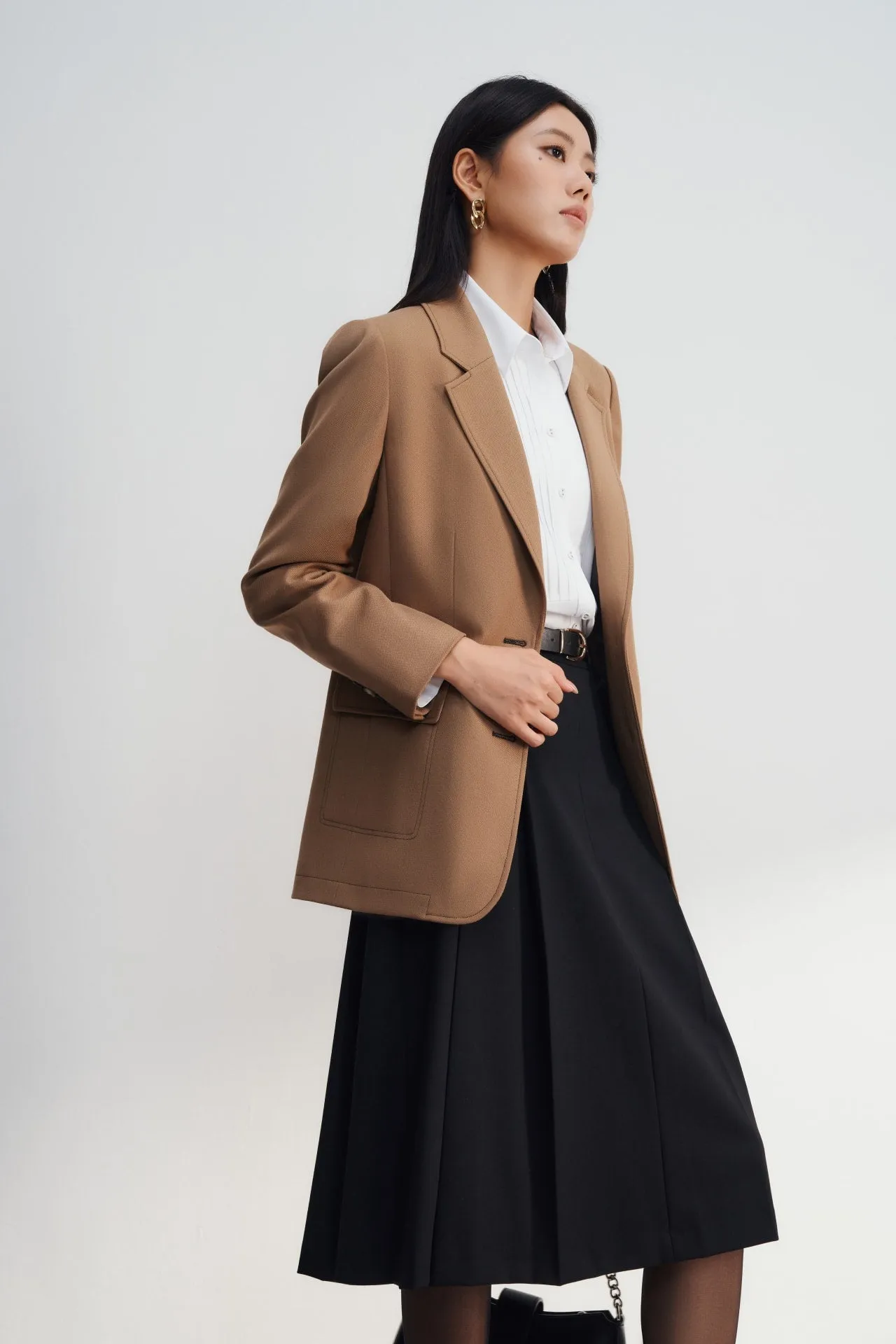 2 Tone Dobby Relax Fit Casual Blazer
