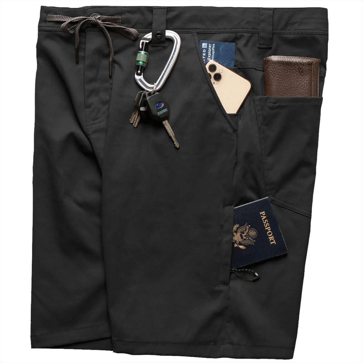 686 Everywhere Hybrid Relaxed Fit Shorts - Black