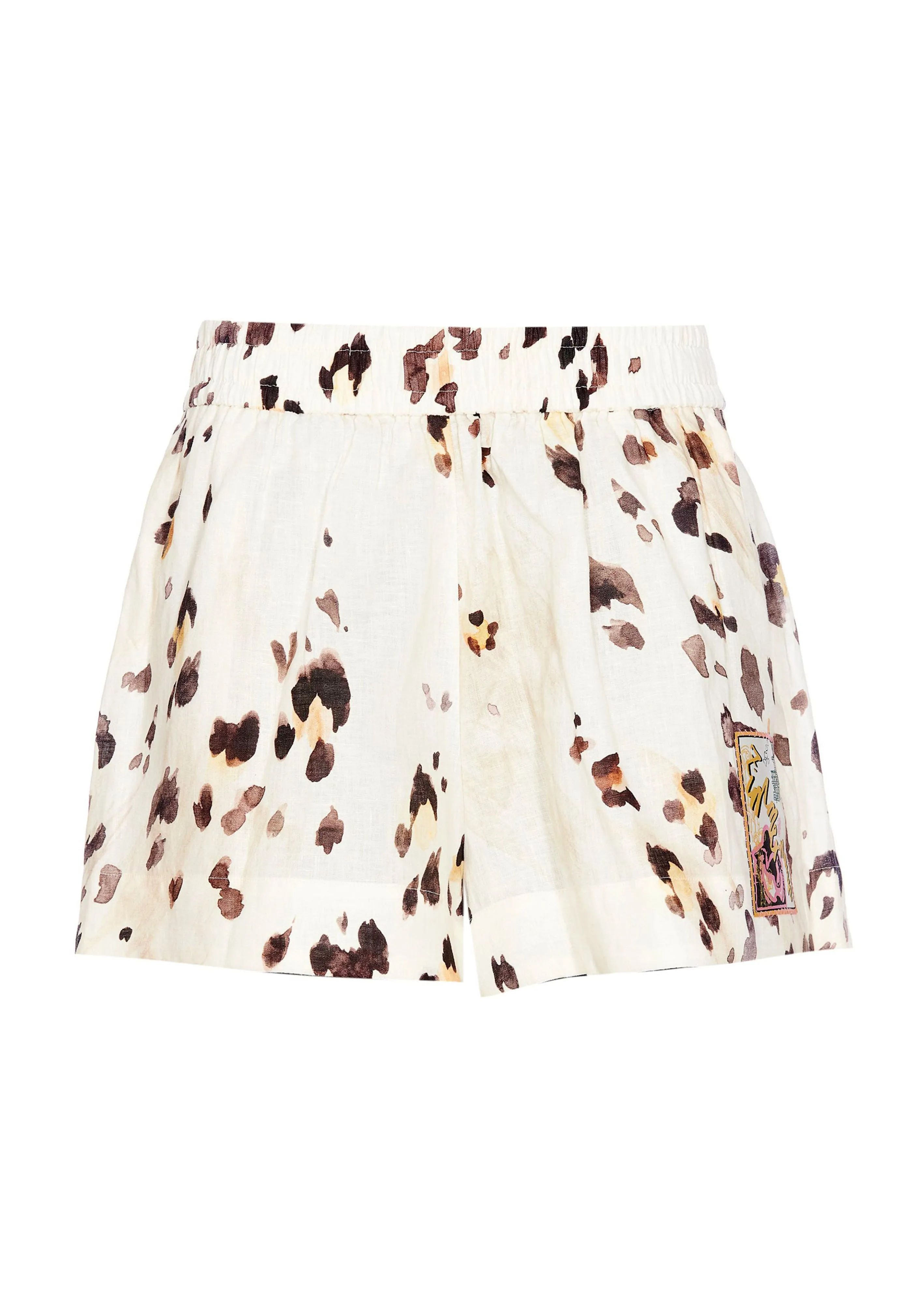 Acacia Relaxed Short Watercolour Leopard