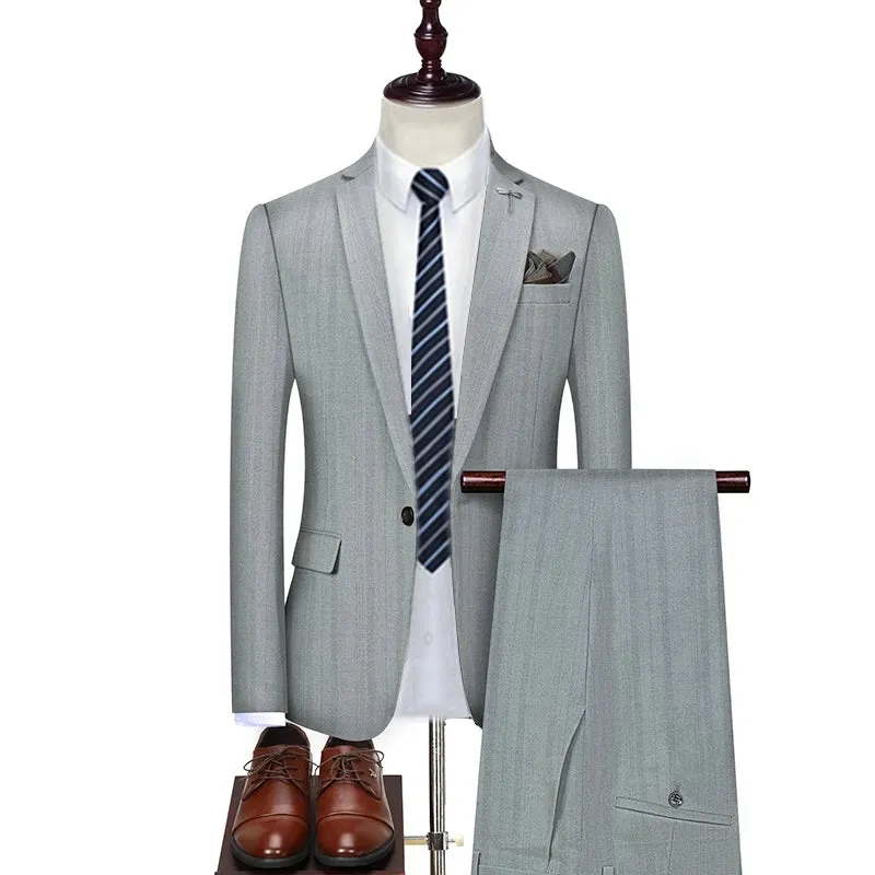 Aidase Jacket Vest Pants New Fashion Boutique Plaid Casual Office Business Men Suit Groom Wedding Dress Tuxedo 3 Pcs Blazers Set