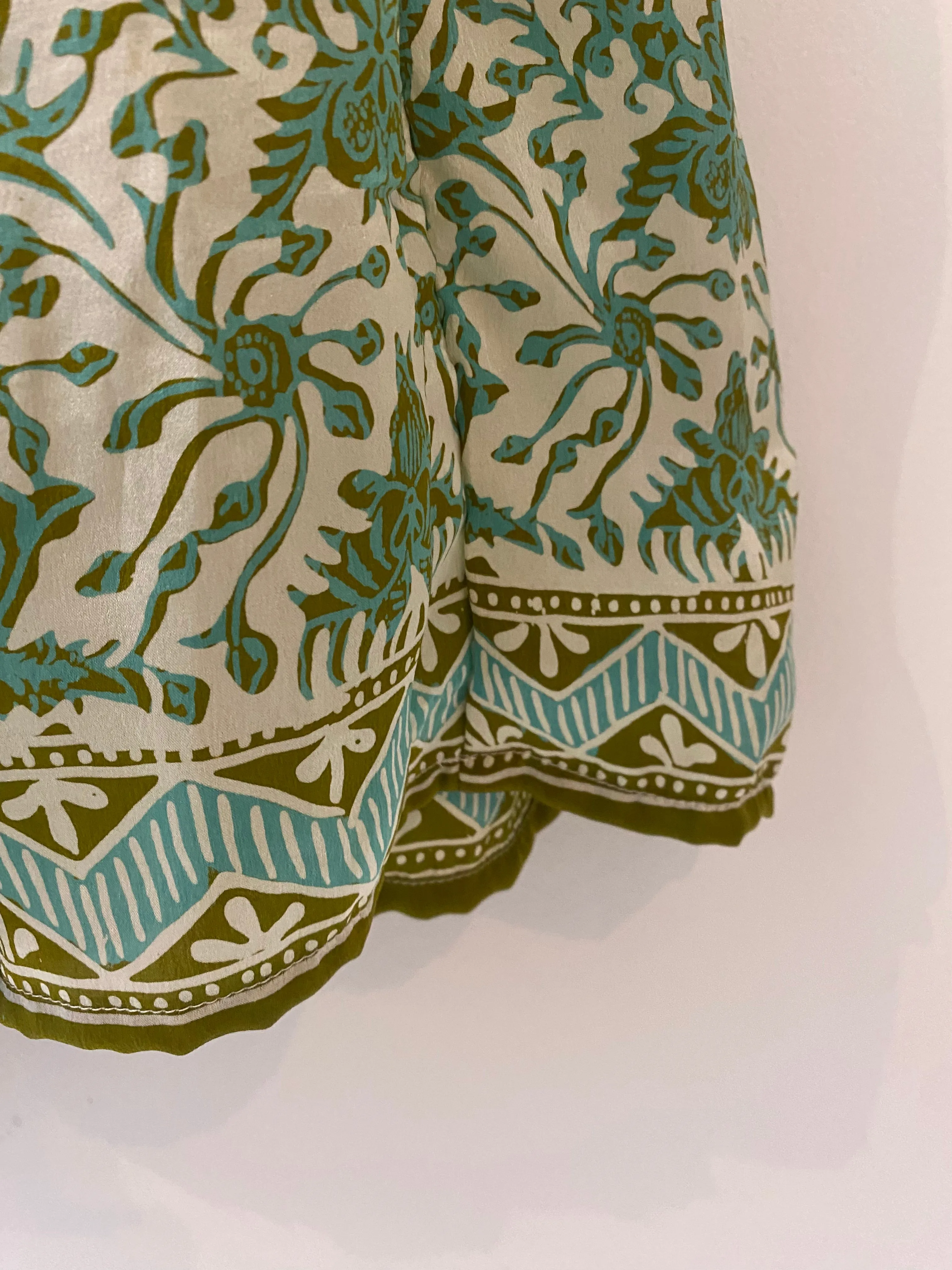 Antibes Silk Dress in Peridot
