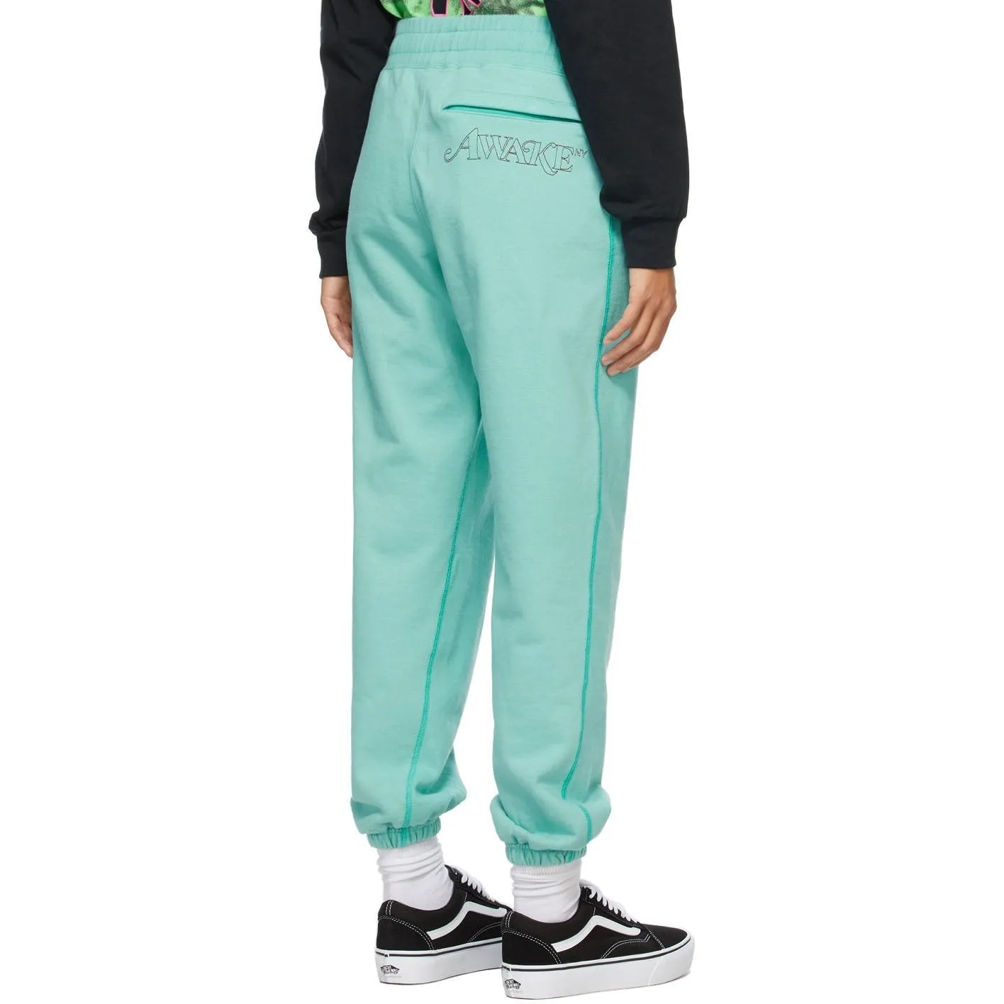 Awake NY Blue Classic Outline Logo Lounge Pants