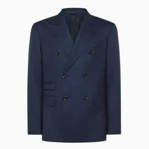 Beckett double breasted blazer in Napoli Washable Wool