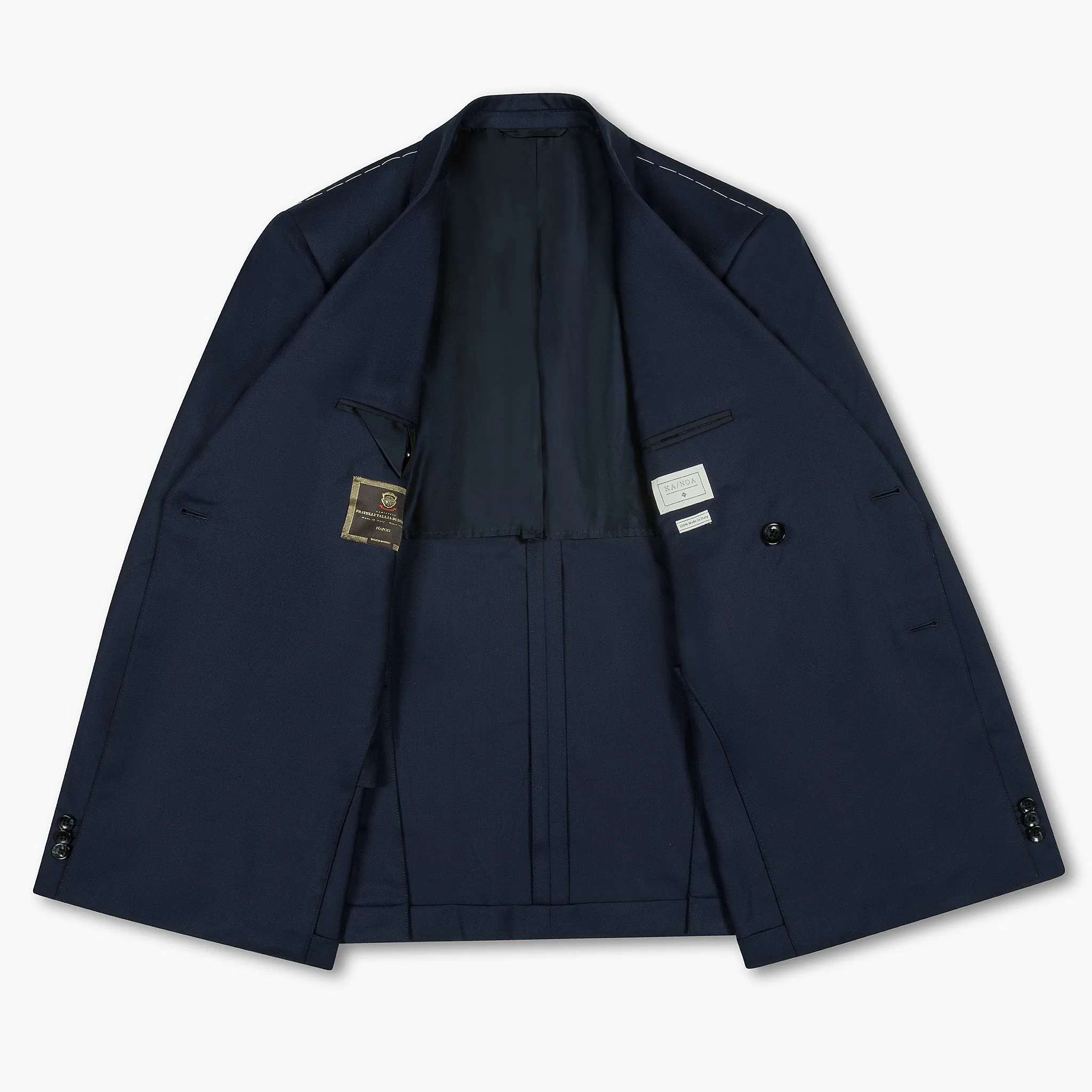 Beckett double breasted blazer in Napoli Washable Wool