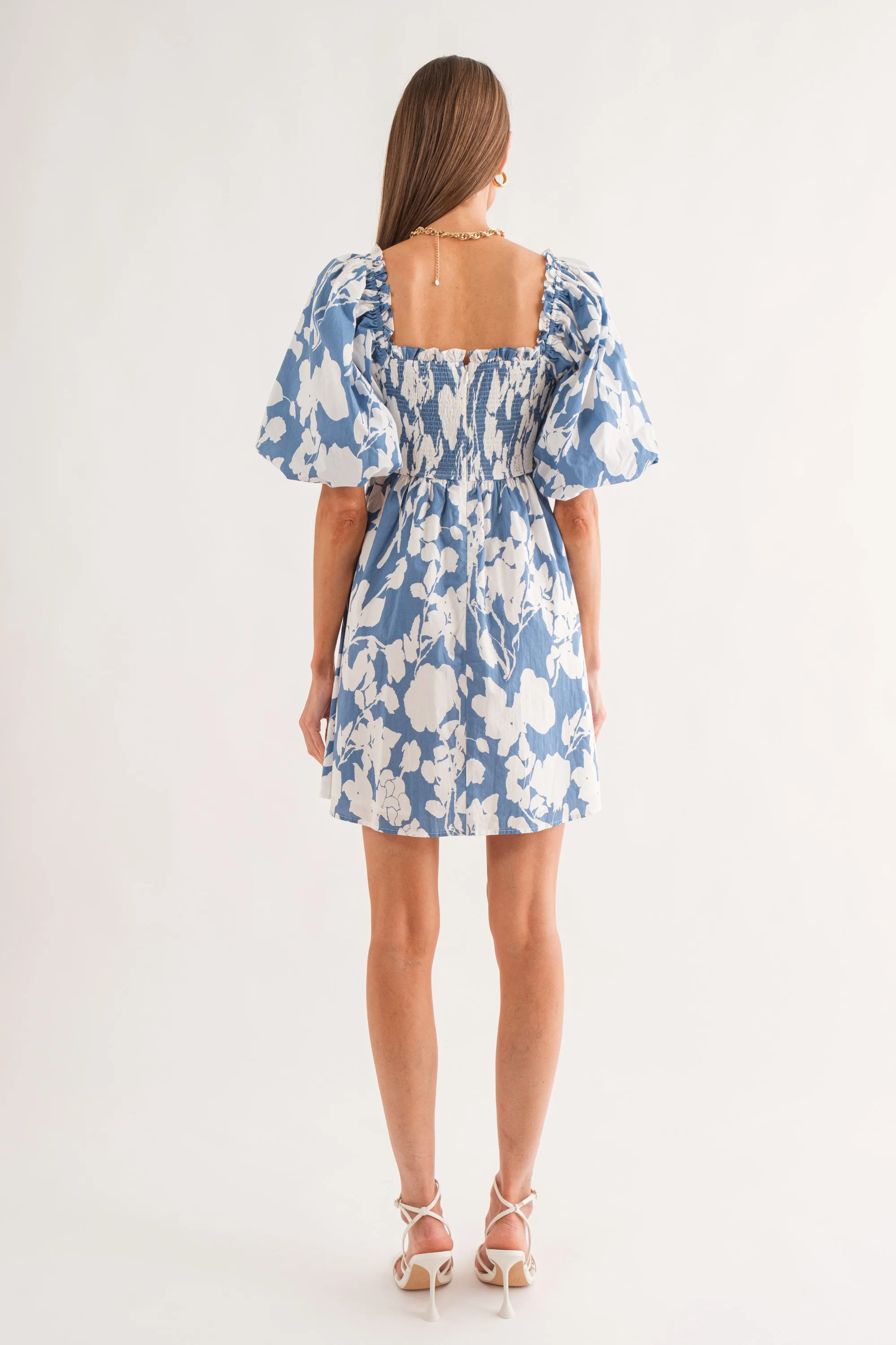 Bonny Blue Floral Dress