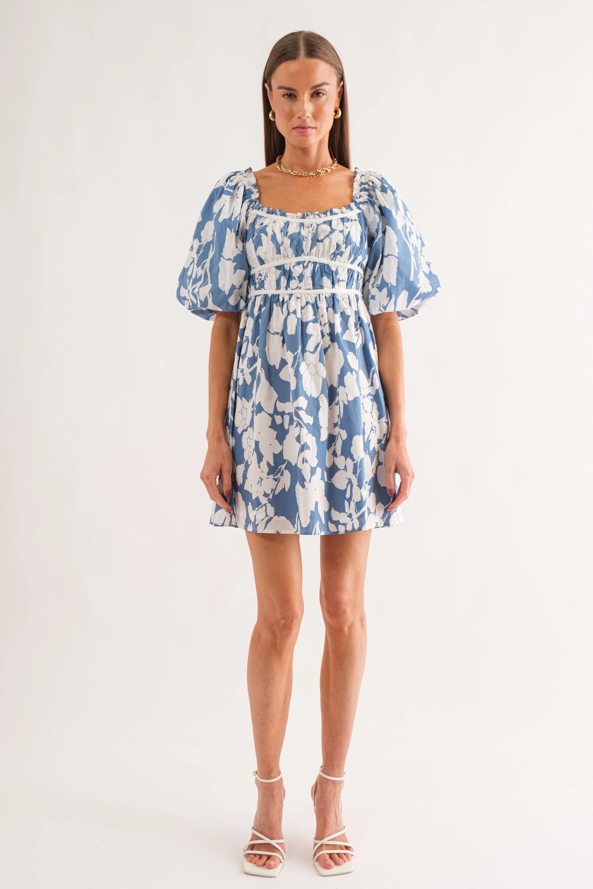 Bonny Blue Floral Dress