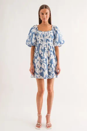 Bonny Blue Floral Dress
