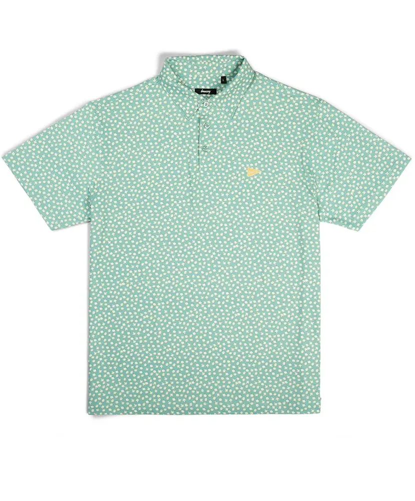 Breezy Performance Polo - Green Magnolias