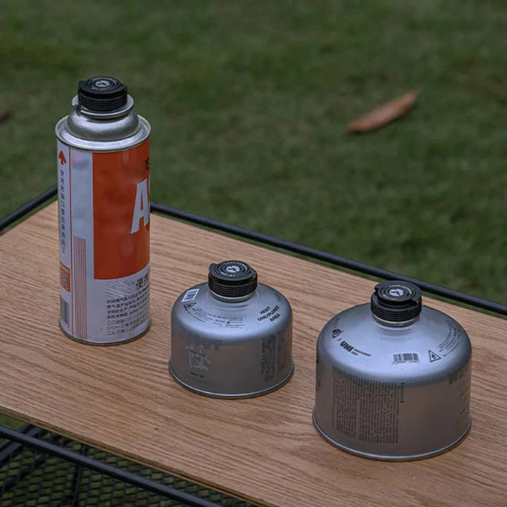Camping Gas Tanks Cap Lightweight Flat Gas Canister Cover Aluminum Protective Cap with Magnet for Cassette or Alpine Gas Tanks