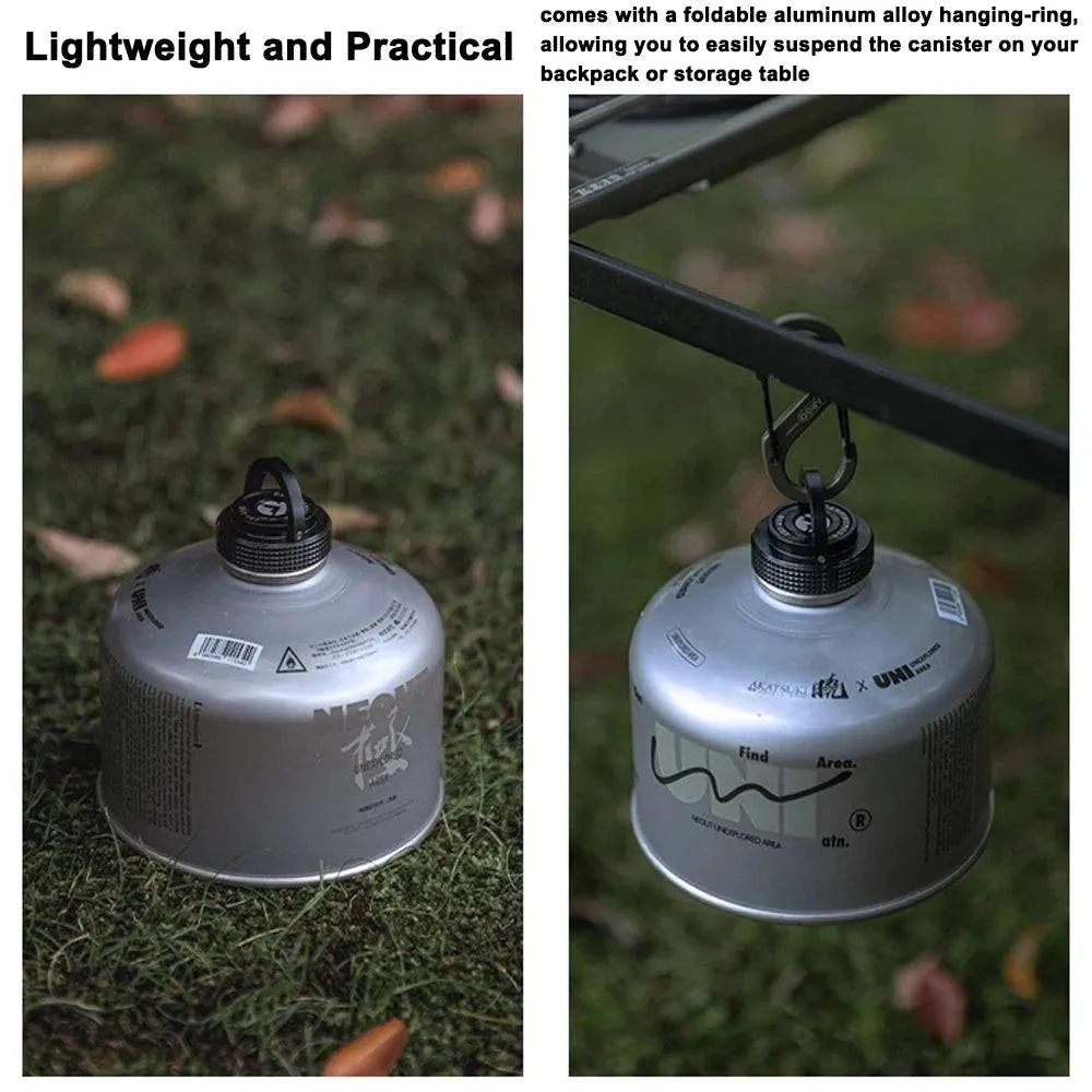 CAMPINGMOON Camping Gas Tanks Cap Lightweight Flat Gas Canister Cover Aluminum Sealed Protective Cap with Magnet for  Gas Tanks