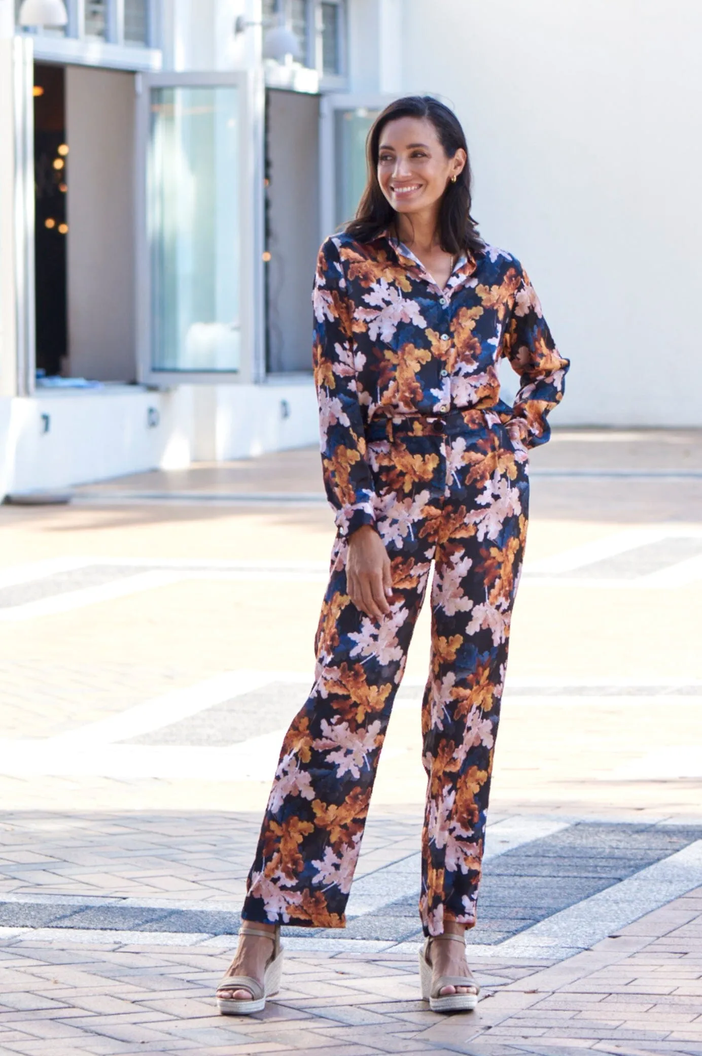 Cassia Print Pants