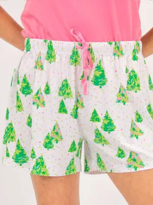 Celebration Tree Sleep Shorts