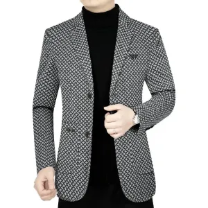 Checkered Casual Sport Coat