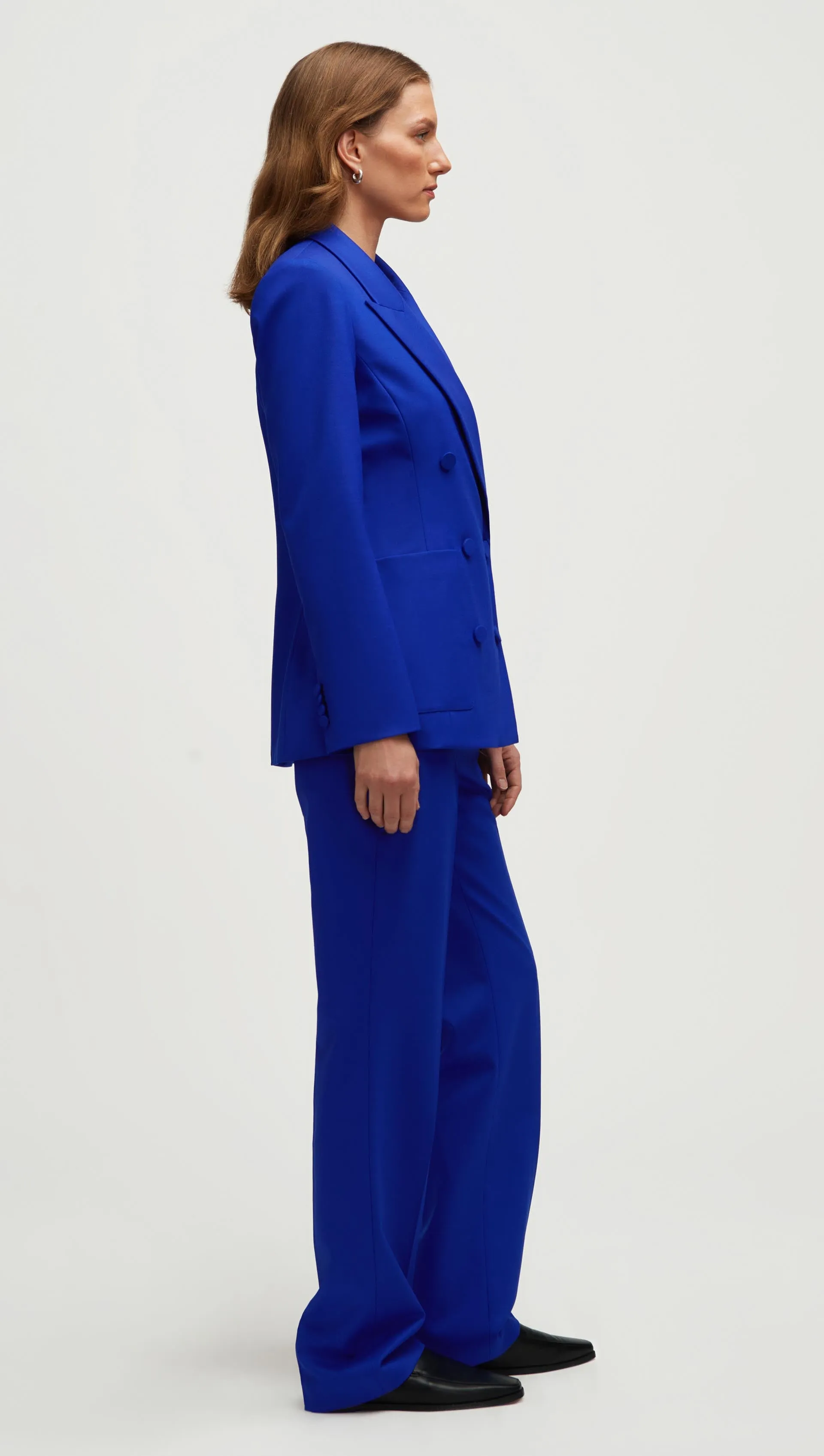 Chelsea Blazer in Seasonless Wool | Lapis