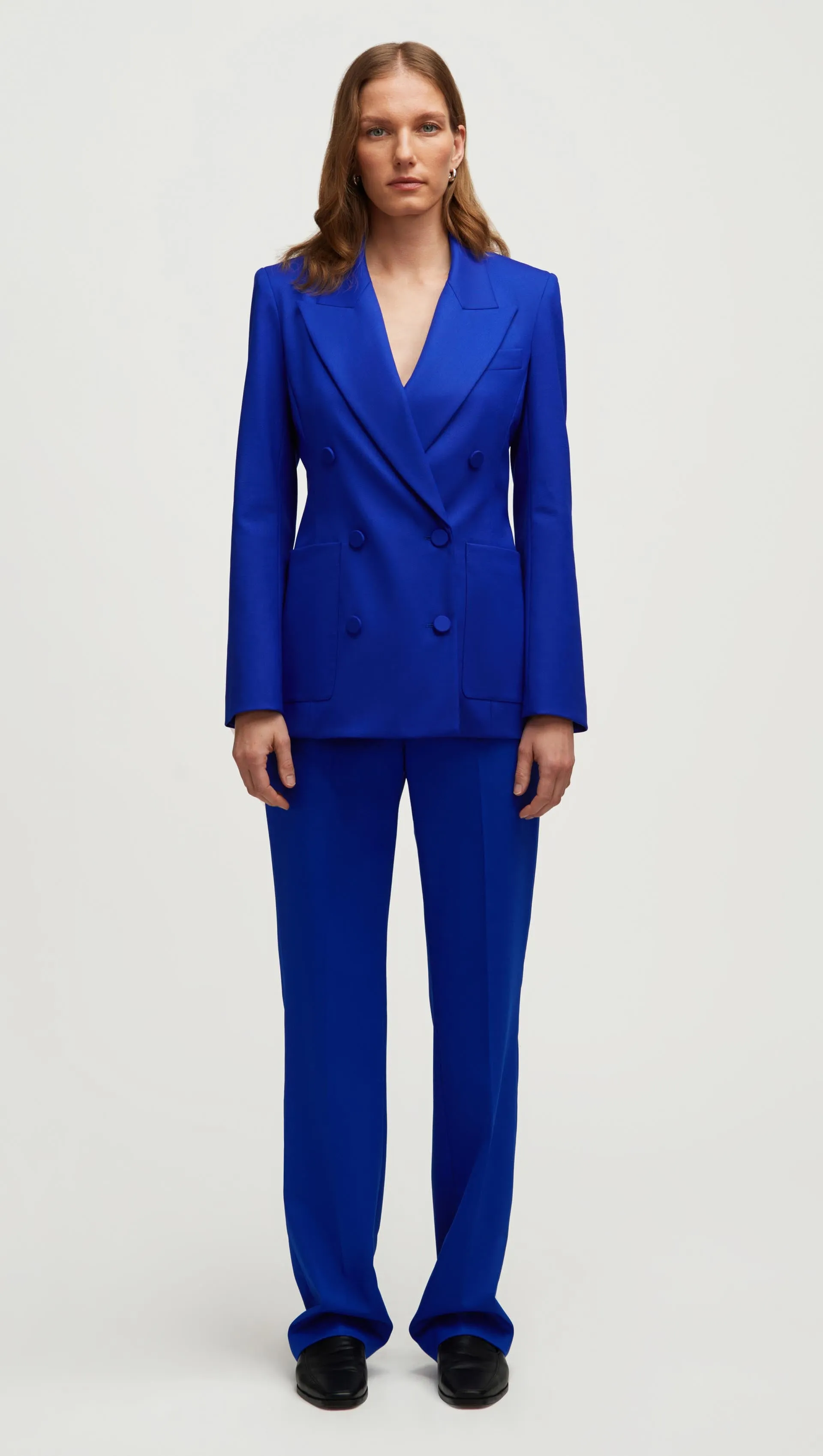 Chelsea Blazer in Seasonless Wool | Lapis