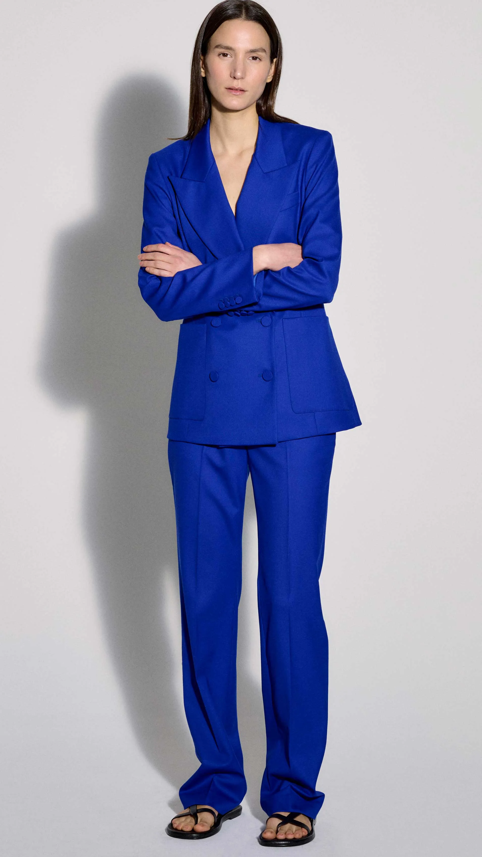 Chelsea Blazer in Seasonless Wool | Lapis