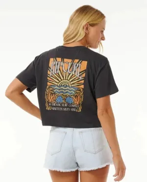 Coral Sands Crop Tee