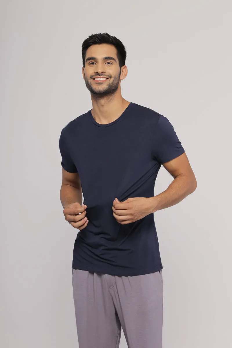 Deep Blue Mens Lounge T-shirt