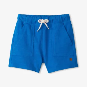 Deep Sky Blue Relaxed Shorts