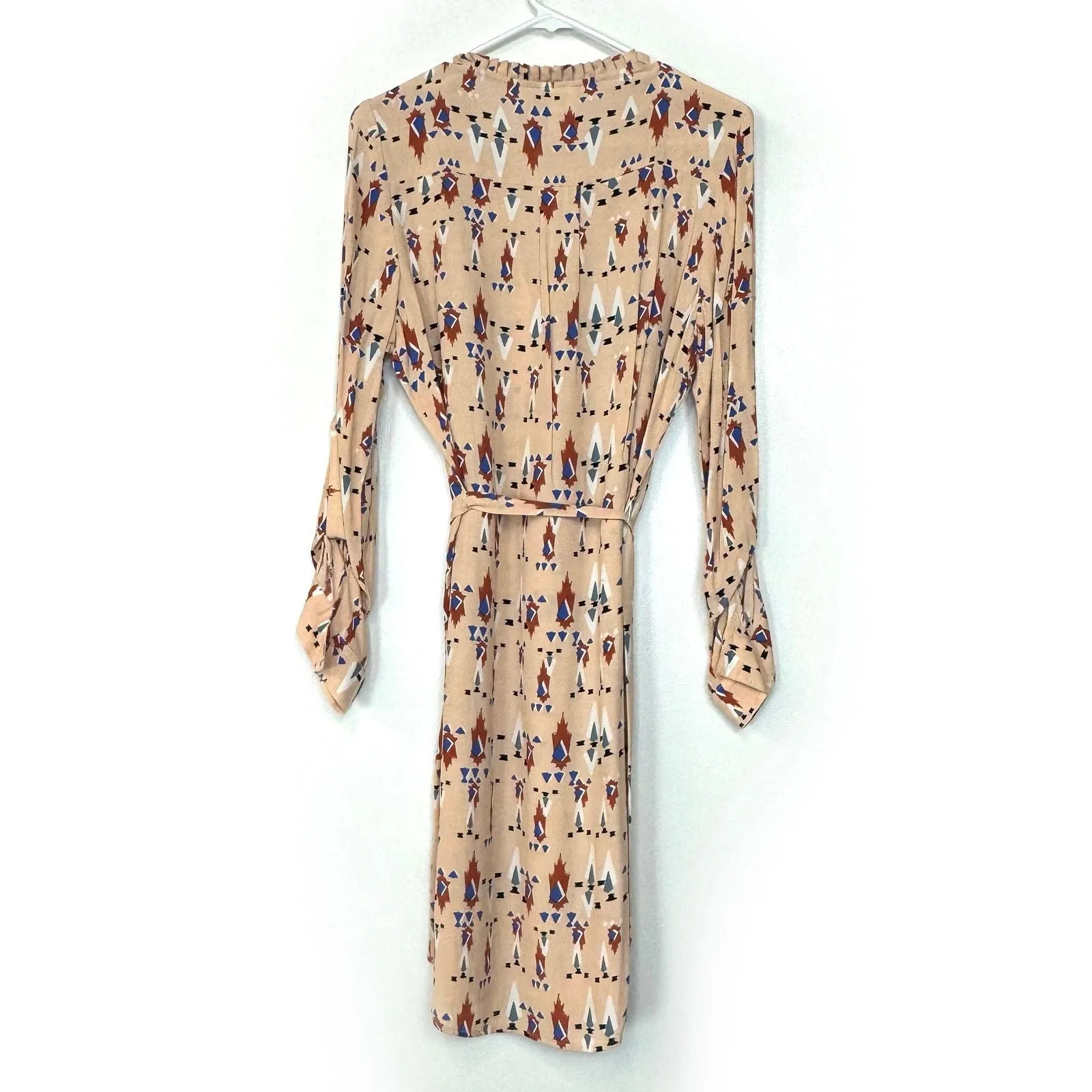 Dolan Left Coast Collection | Anthropologie Midi Dress Roll Tab Sleeve | Color: Pink | Size: Small | Pre-Owned