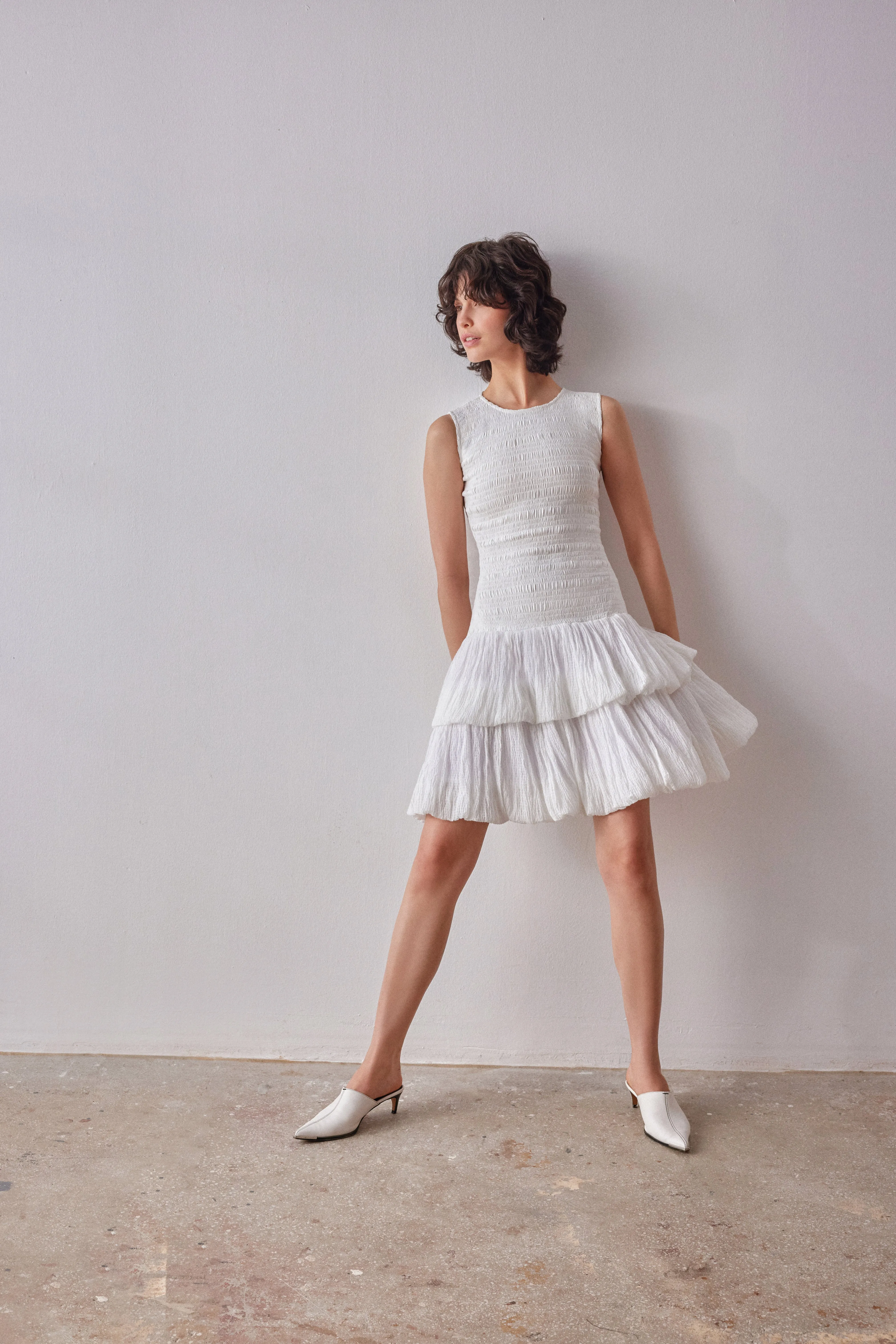 Emilia Dress - White