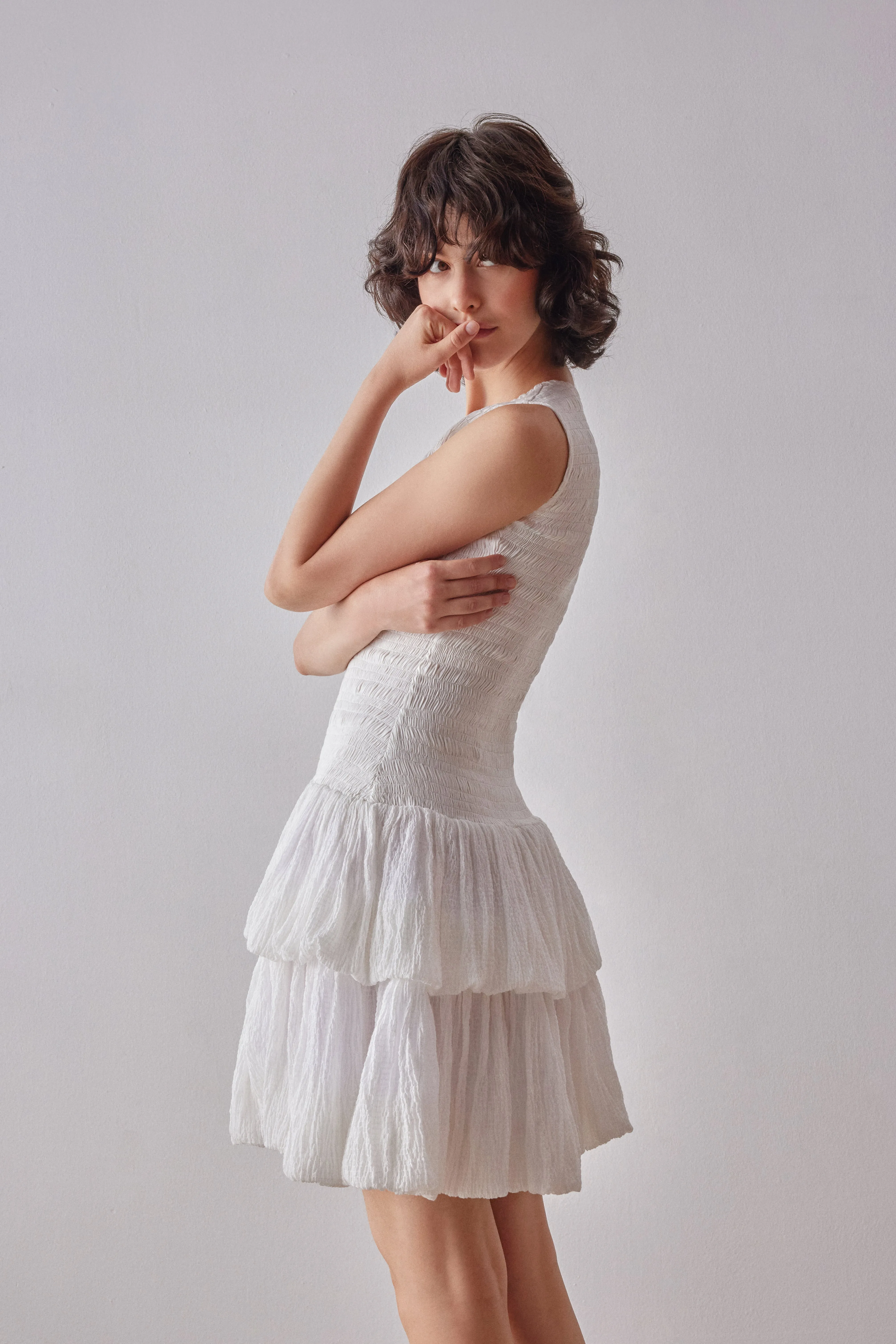 Emilia Dress - White