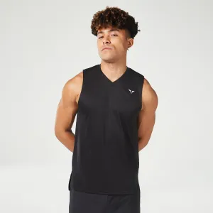 Essential V-Neck Tank - Black
