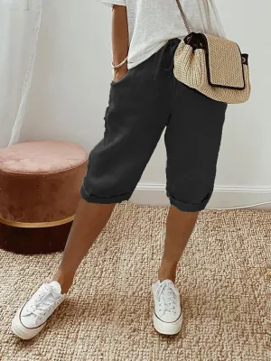 EVA - Cotton-Linen Women's Shorts