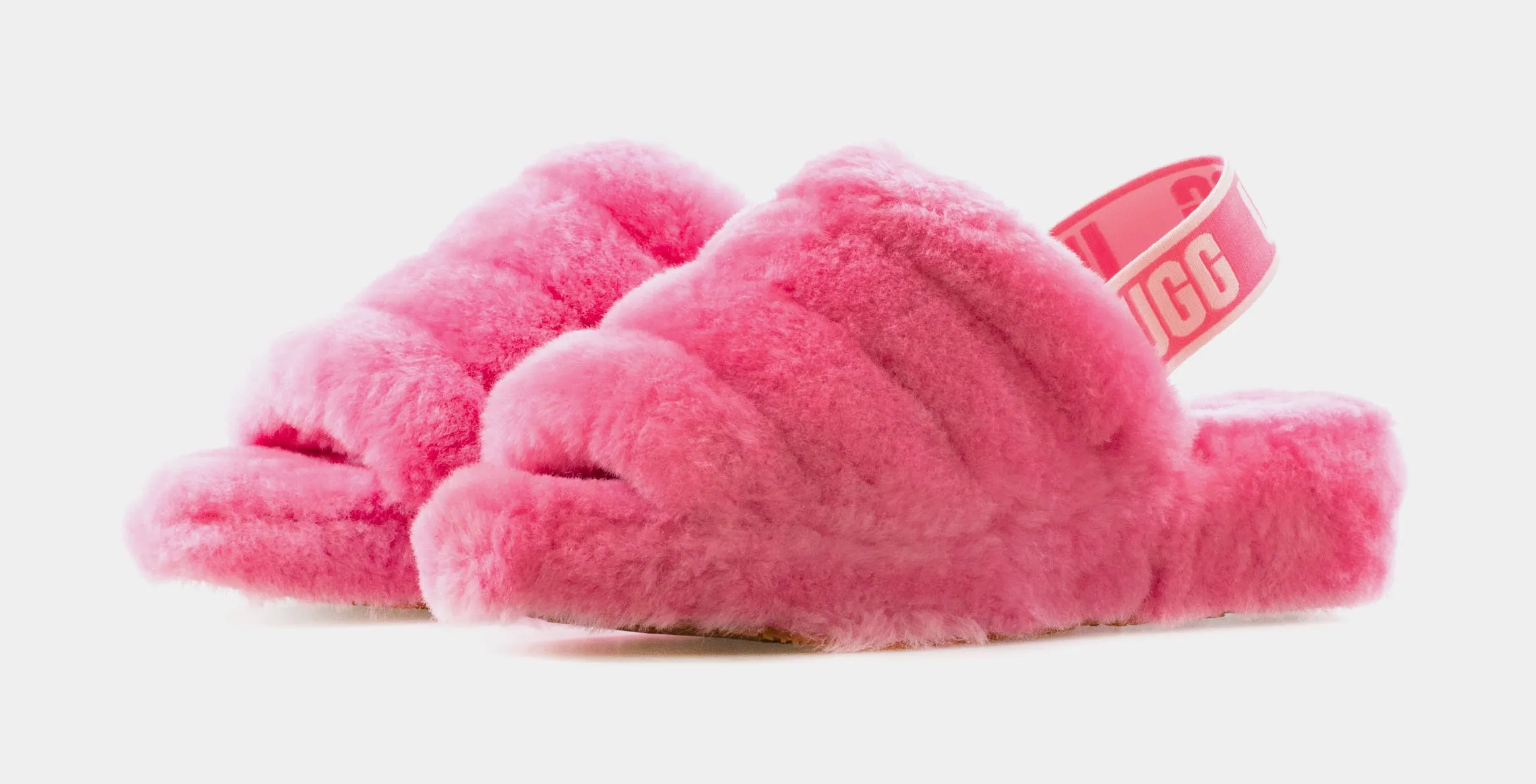 Fluff Yeah Womens Slide Sandal (Pink)