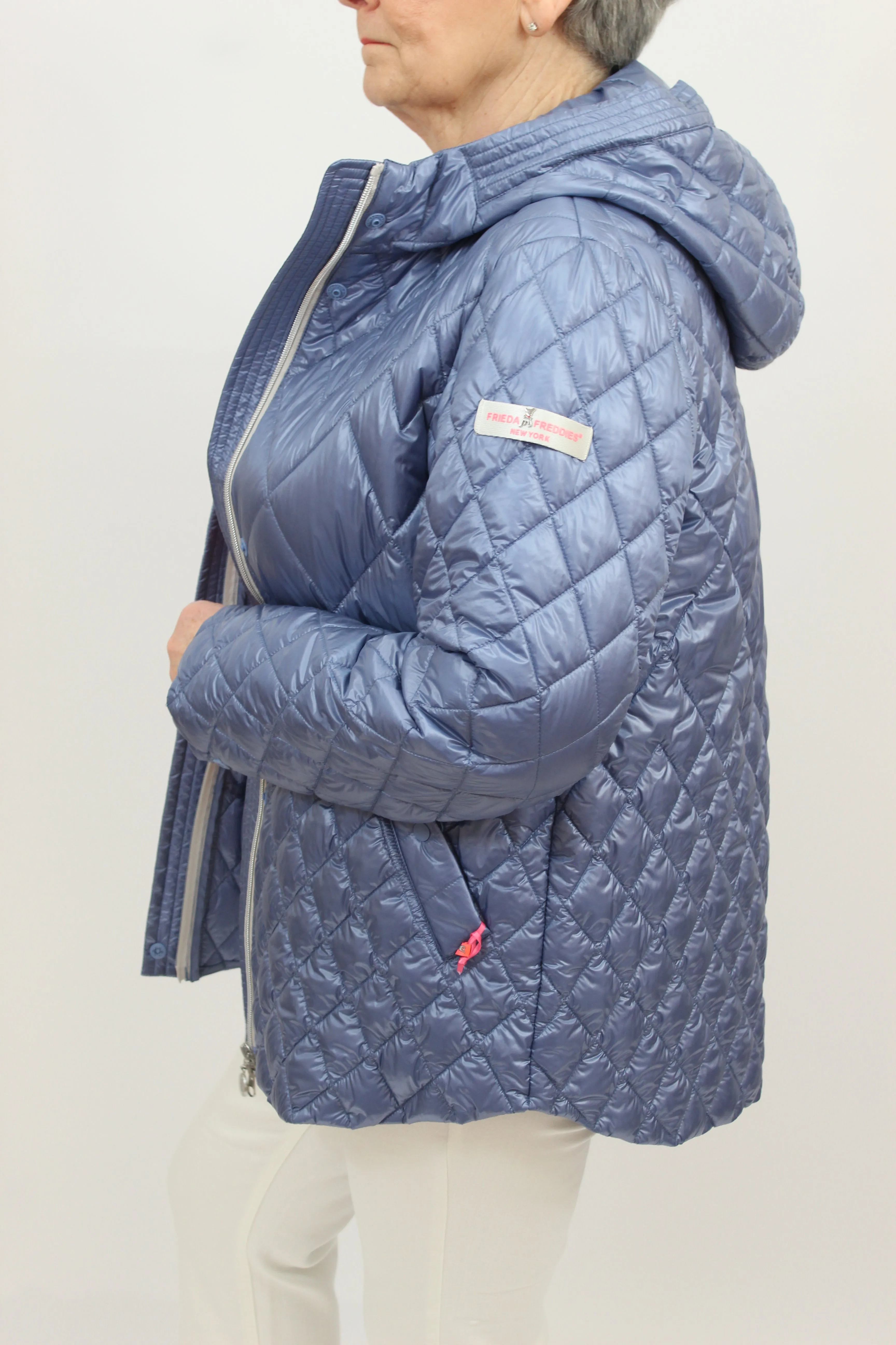 FRIEDA & FREDDIES Blue Padded Coat