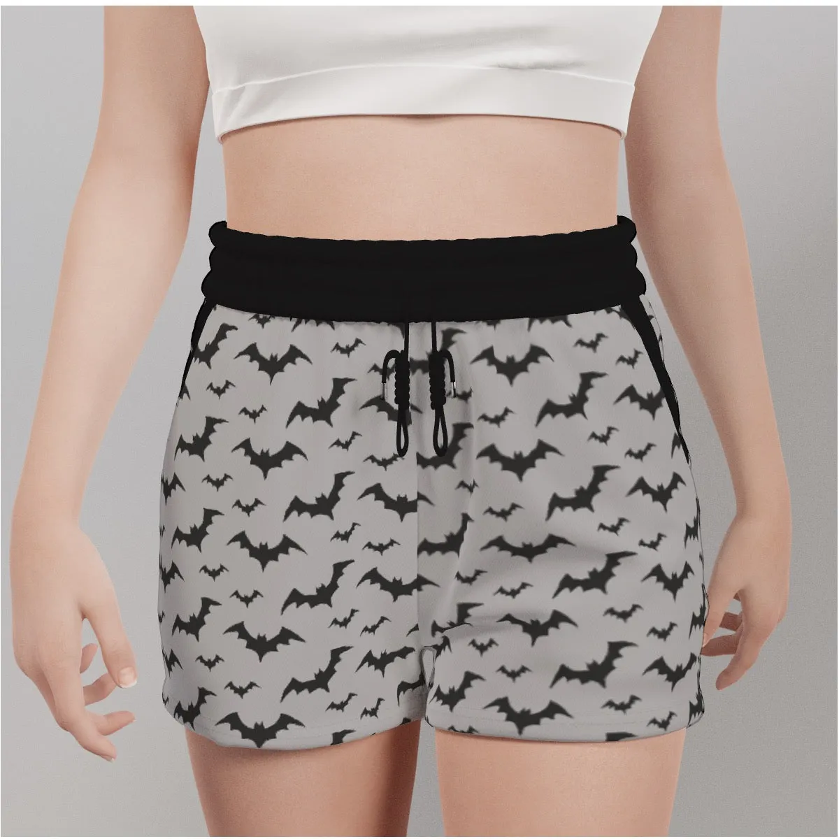 Grey Bats Casual Shorts