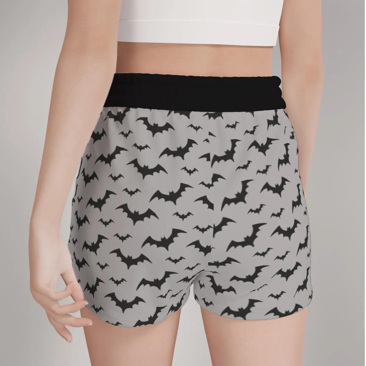 Grey Bats Casual Shorts