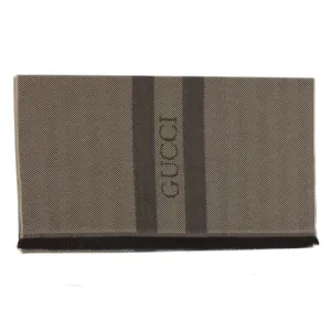 Gucci Scarf Beige Brown Herringbone - Wool Designer Shawl SALE