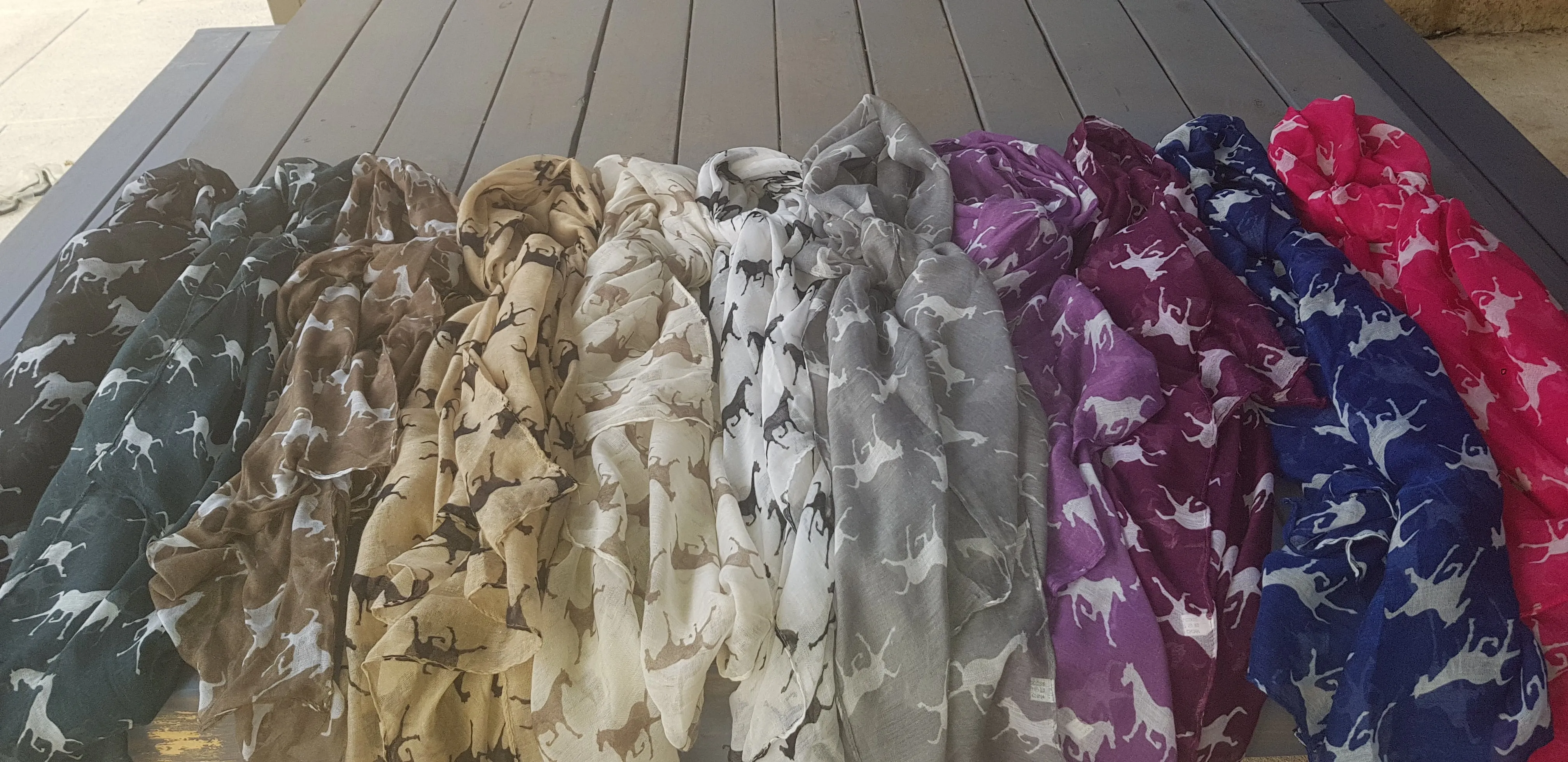 Horse Print Scarf