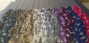 Horse Print Scarf