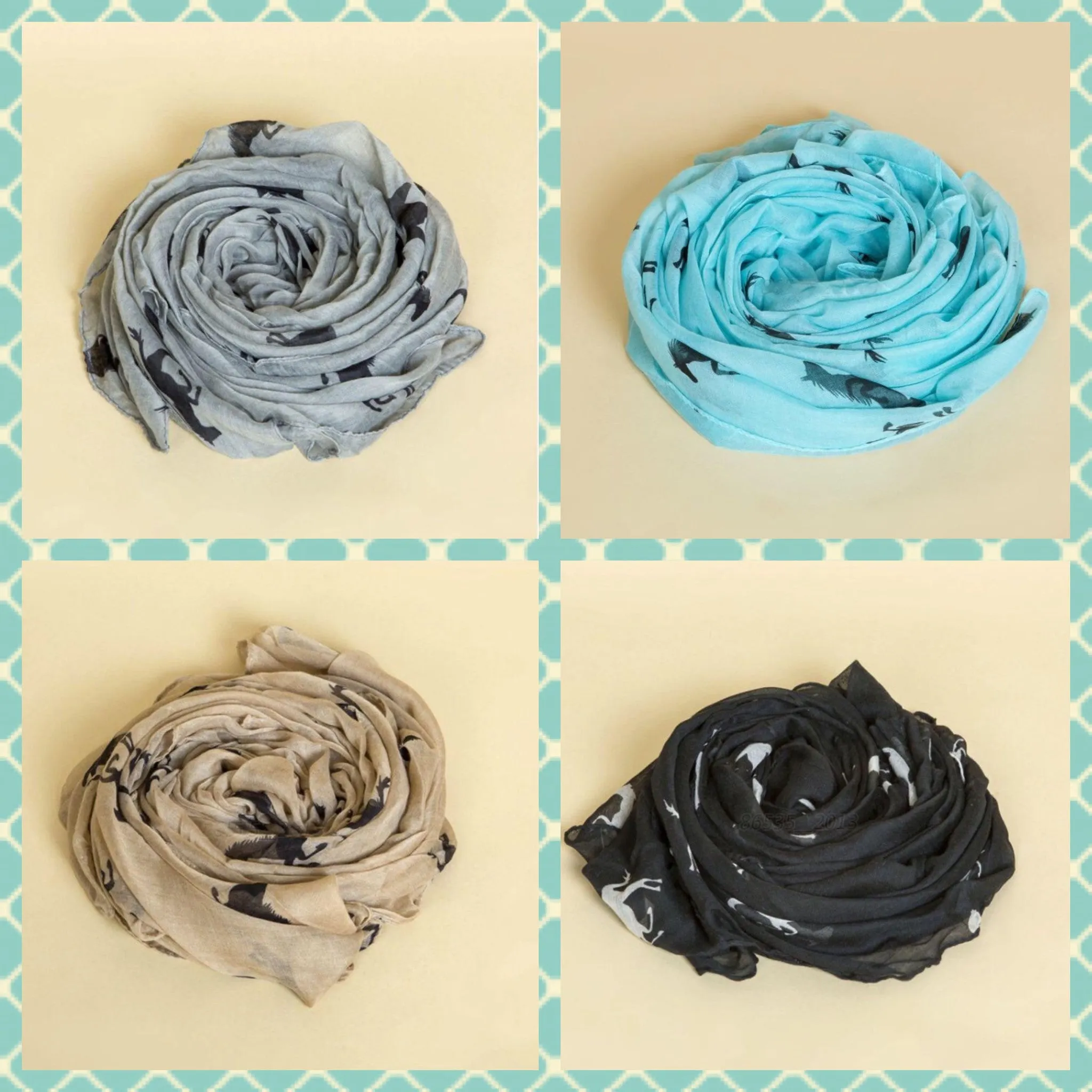 Horse Print Scarf