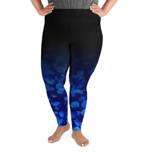 Jellyfish Bloom Plus Size Leggings (Warehouse)