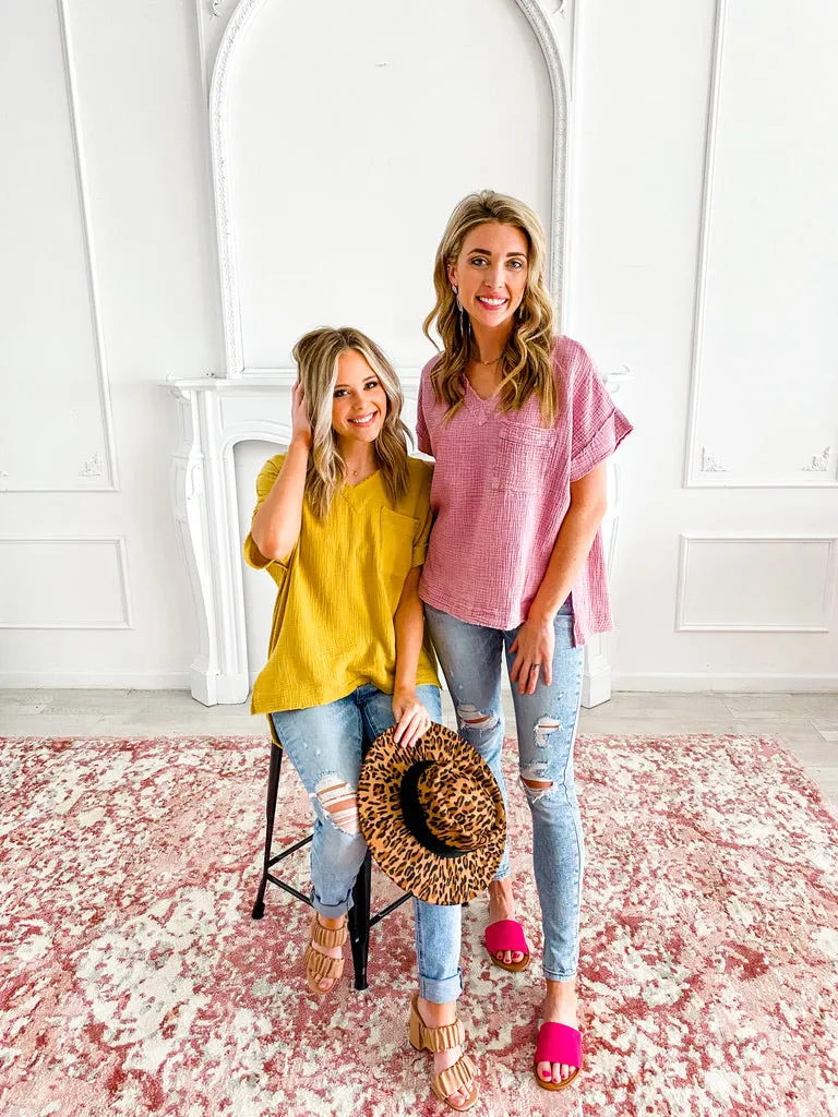 Keep It Breezy Gauze Top | TWO COLORS