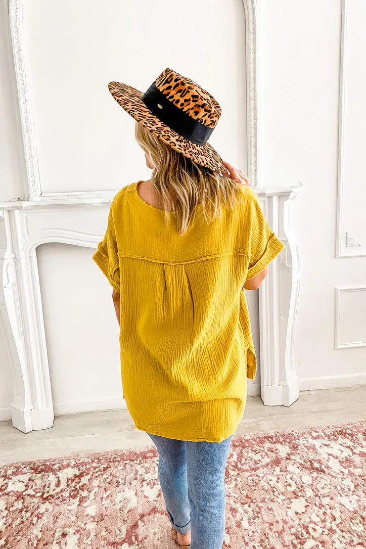 Keep It Breezy Gauze Top | TWO COLORS