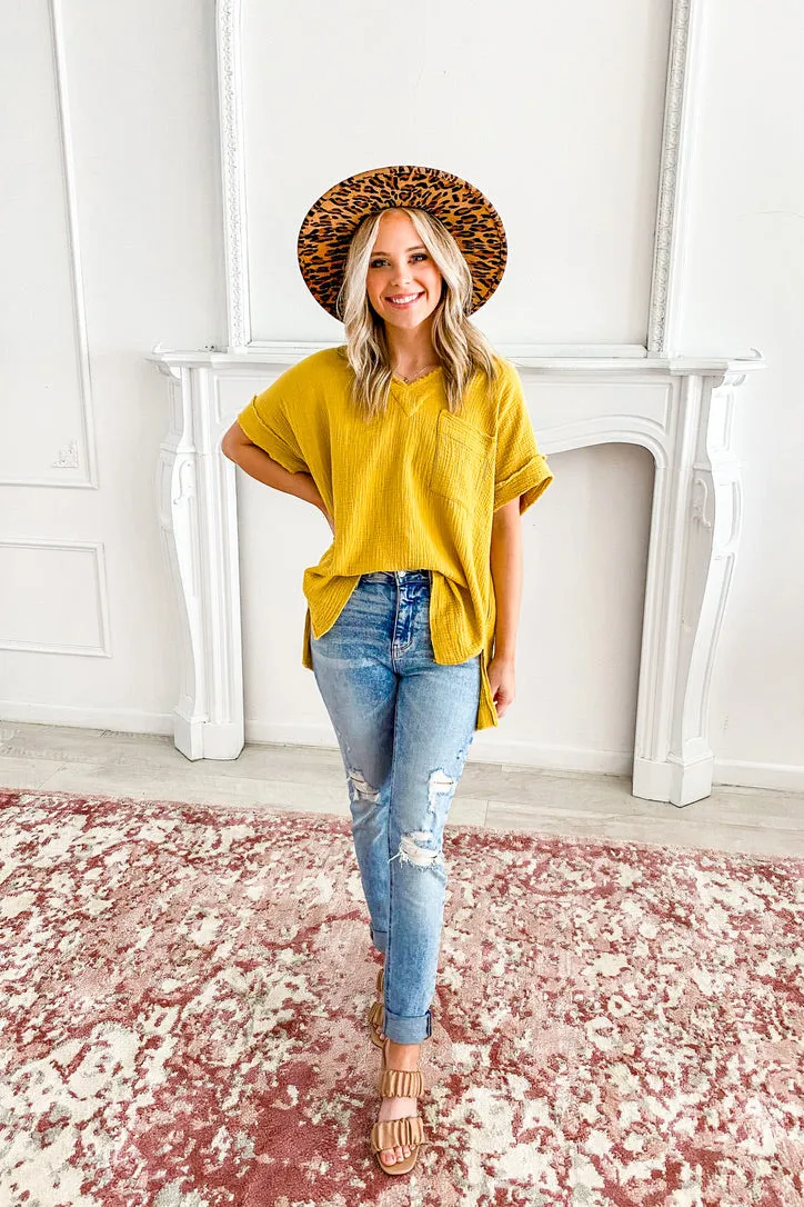Keep It Breezy Gauze Top | TWO COLORS