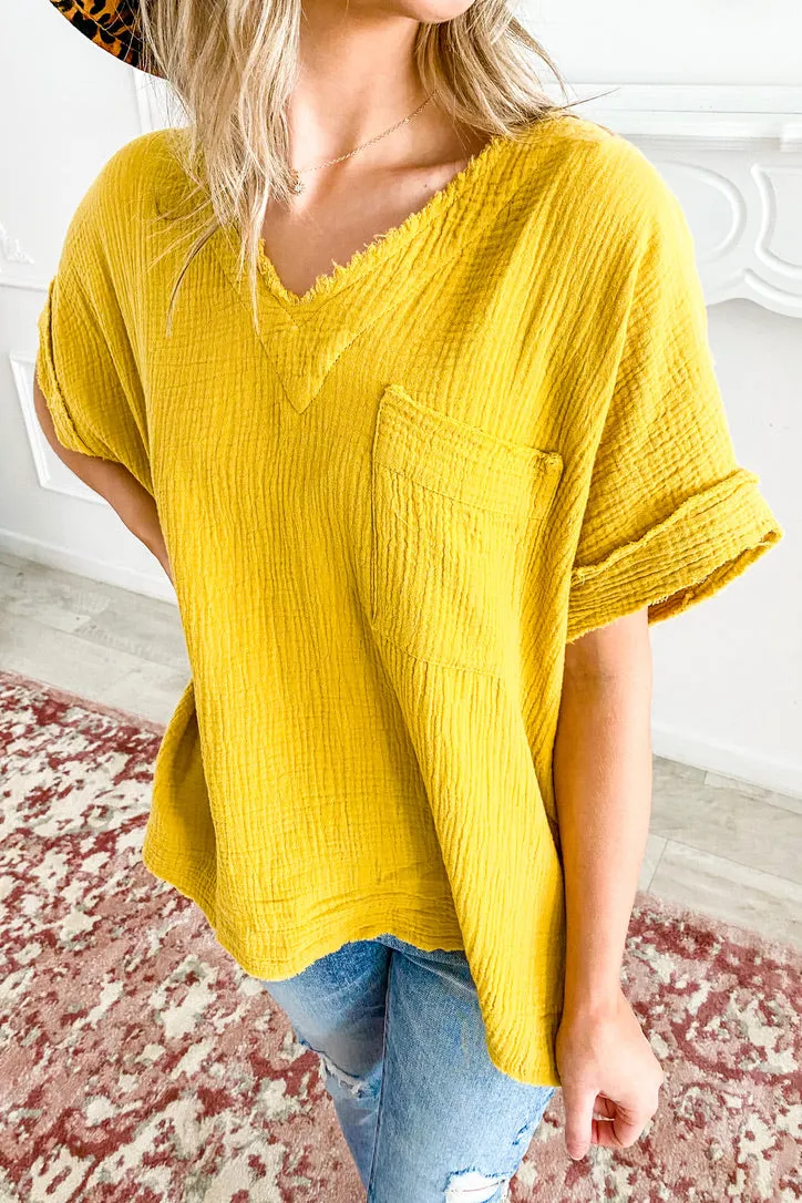 Keep It Breezy Gauze Top | TWO COLORS