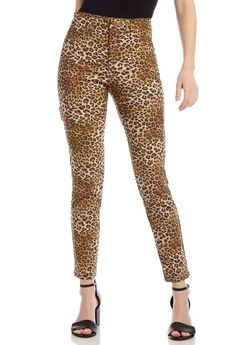 Leopard Print Jeans