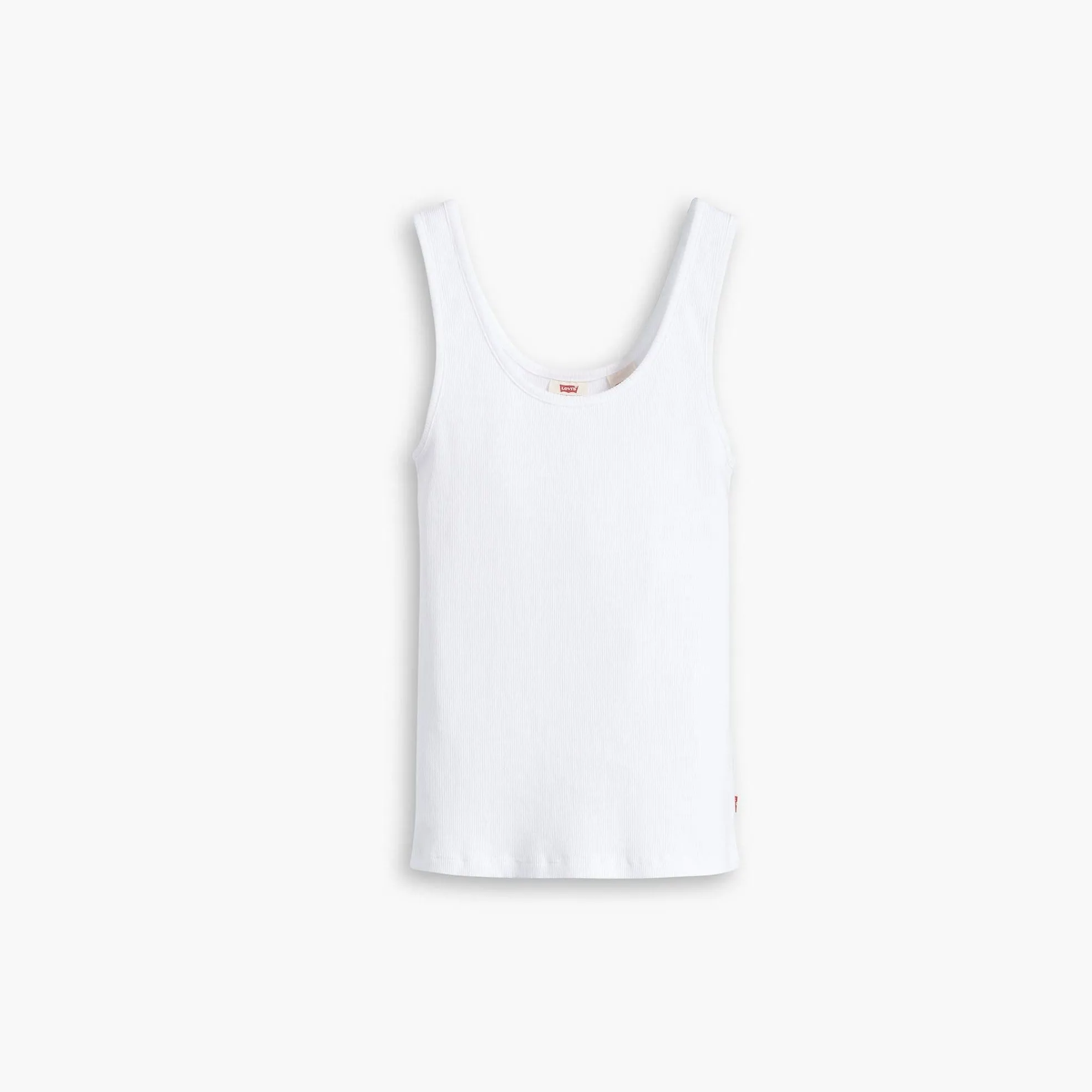 Levi's Essential Rib Tank Top in White