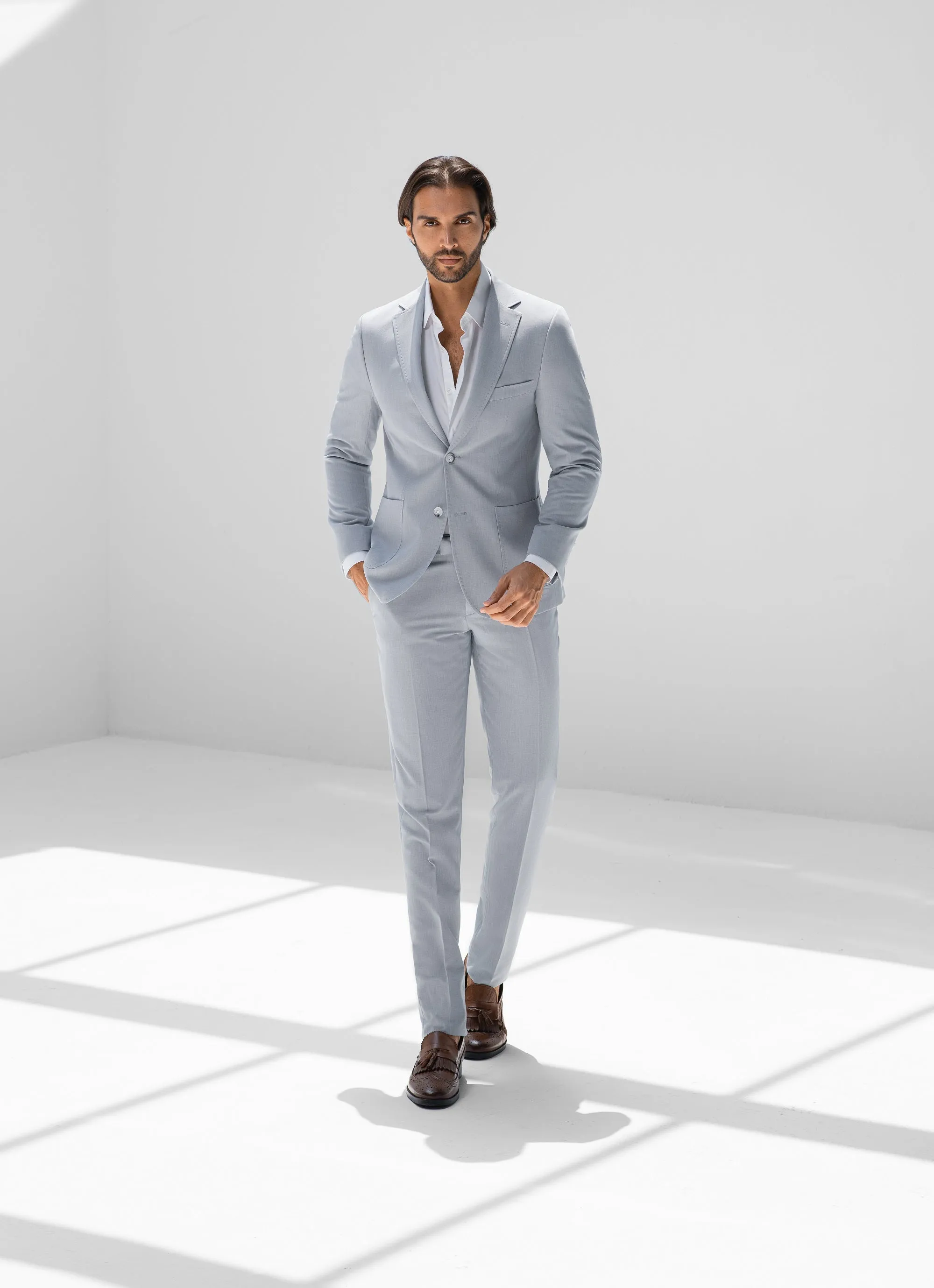 Light Grey Suit Blazer Online UAE