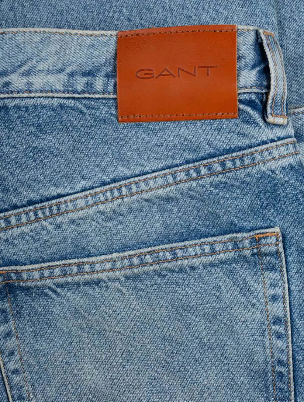 Loose Fit Jeans Light Blue Worn In