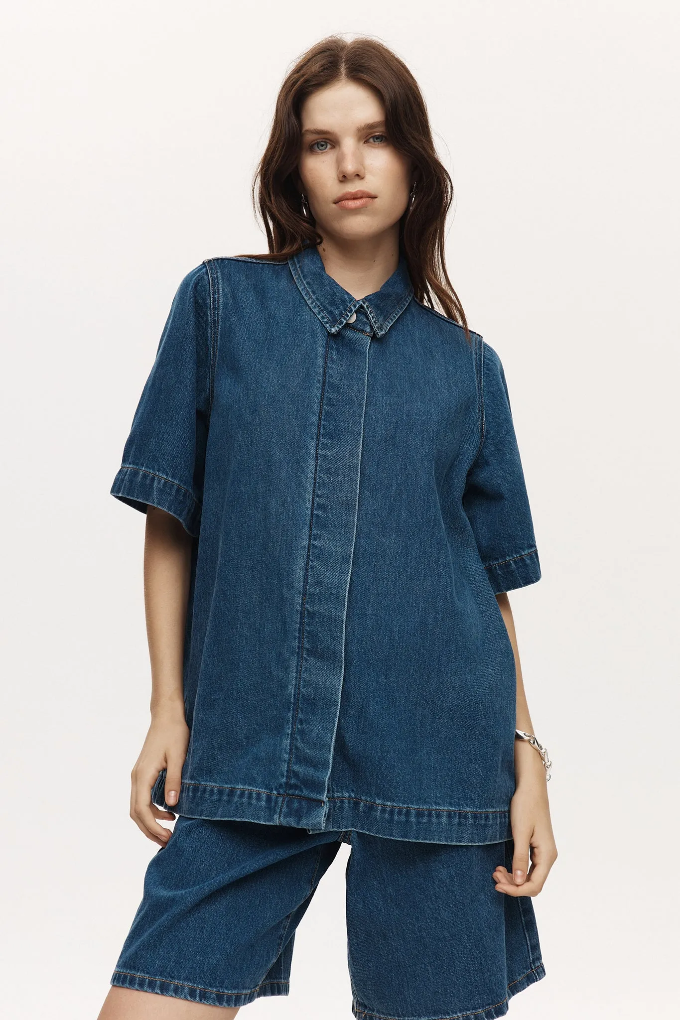 Marle Relaxed Jean Short - Heritage Blue