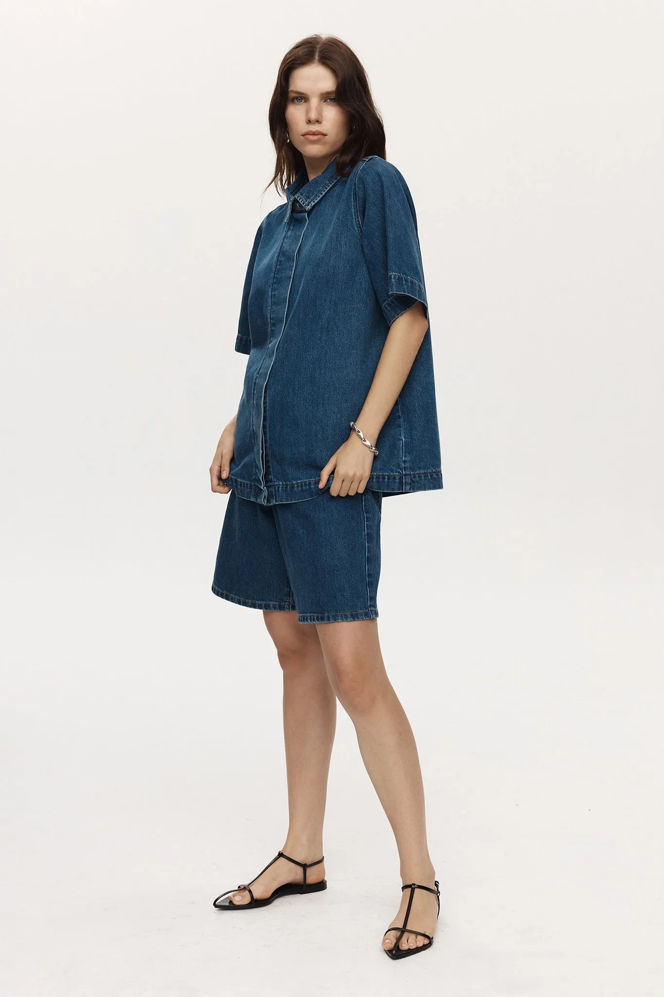 Marle Relaxed Jean Short - Heritage Blue