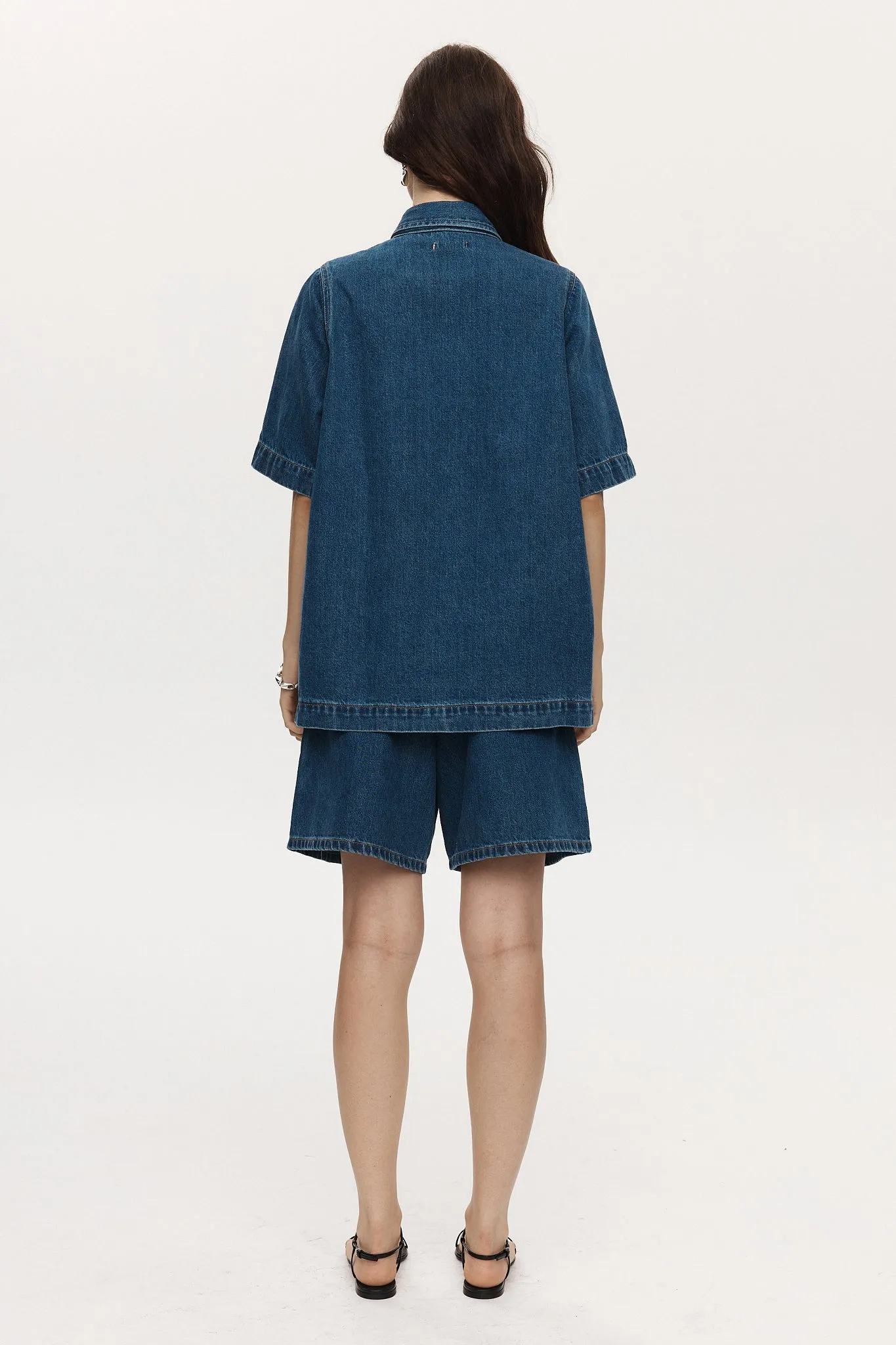 Marle Relaxed Jean Short - Heritage Blue