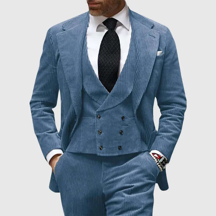 Men's Corduroy Blazer Jacket - Smart Casual