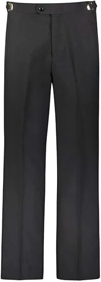 Men's Tuxedo Pants Side Satin Stripe - Pleated Or Flat Front - Black-slim Fit